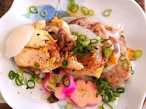 【減塩】かぶと豚肉の重ね蒸し松茸風味